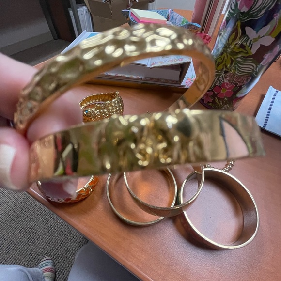 LOT Lilly Pulitzer bracelets 9 gold, and pattern, charm, bracelets & bangles - Picture 9 of 14